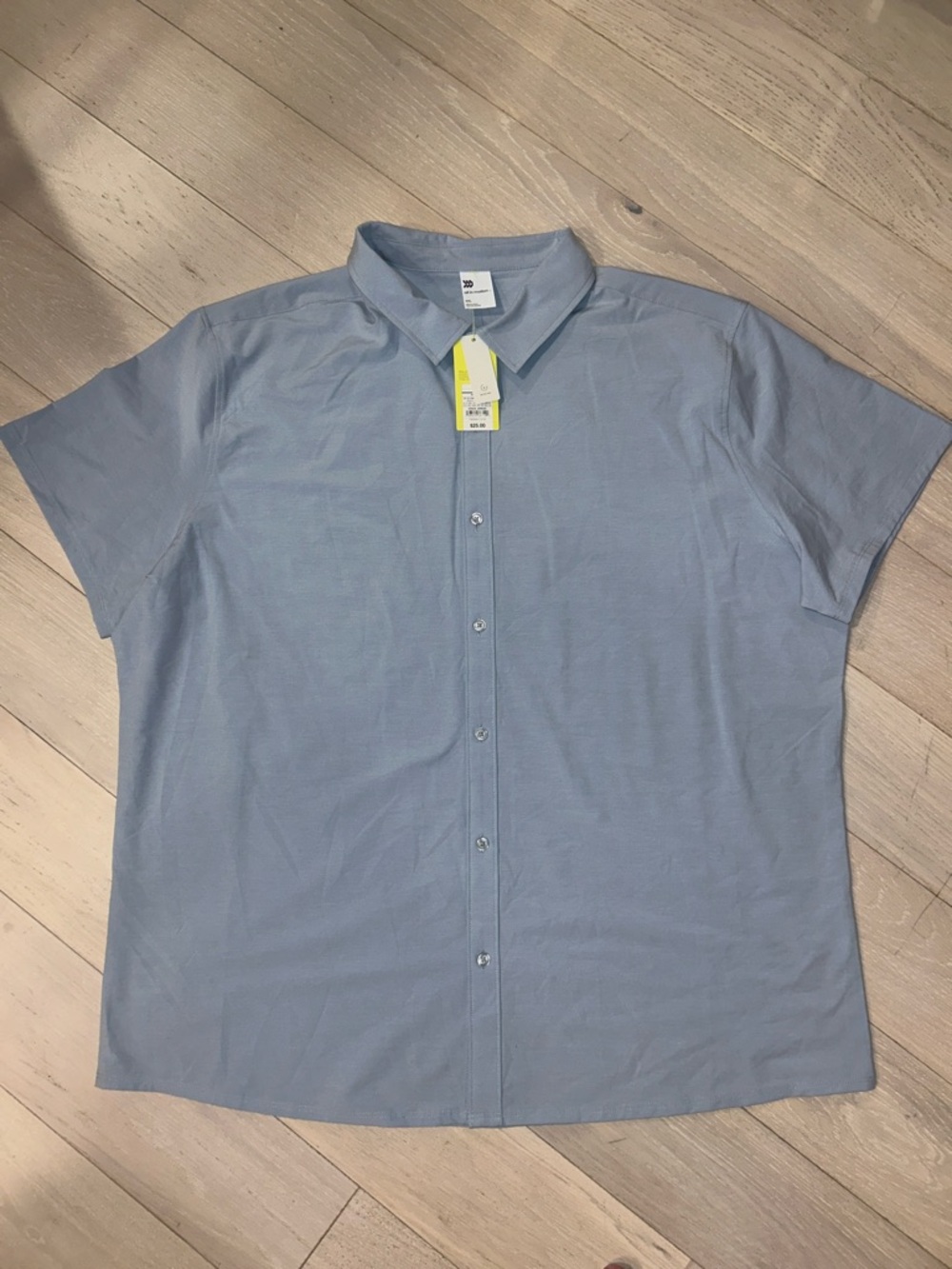 all in motion Light Blue Short-Sleeve Button-Down Shirt
